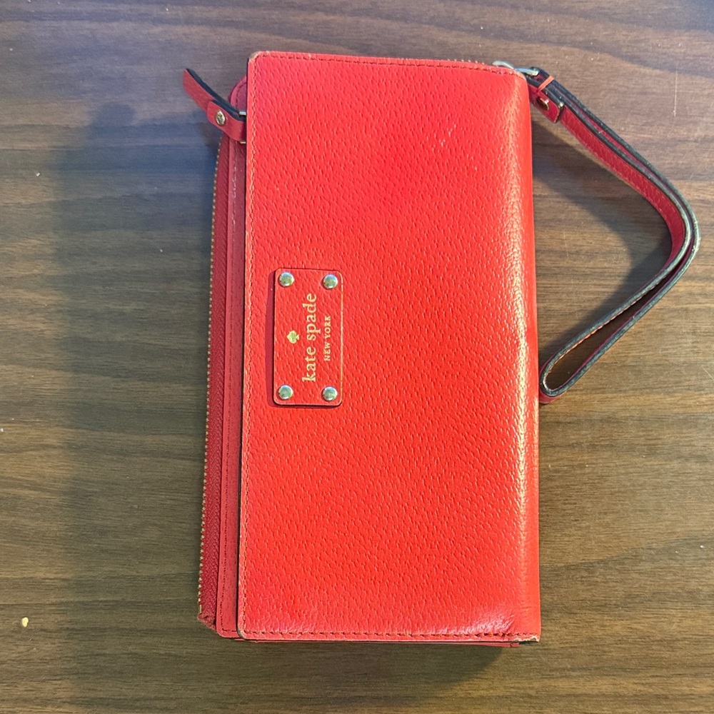 Kate Spade Vibrant Red Wristlet